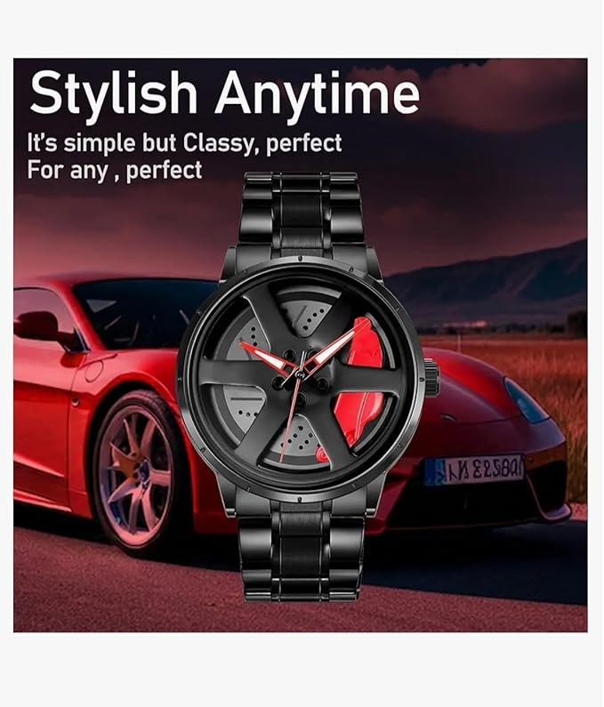 Stainless Steel Spinning Watch